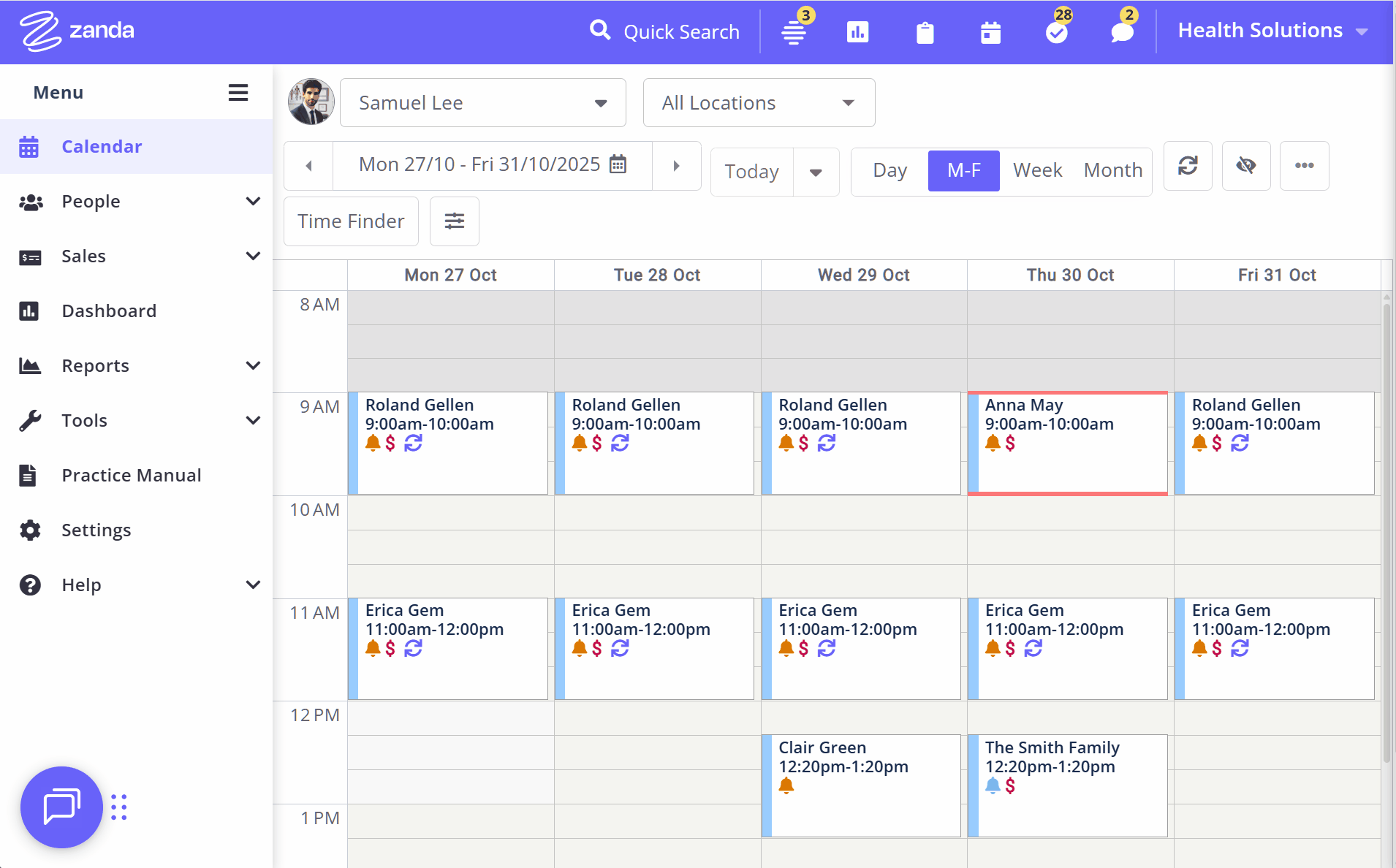Link invoice to appointment_Sales menu_v7