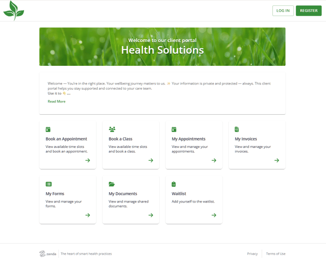 New Client Portal Styling Custom