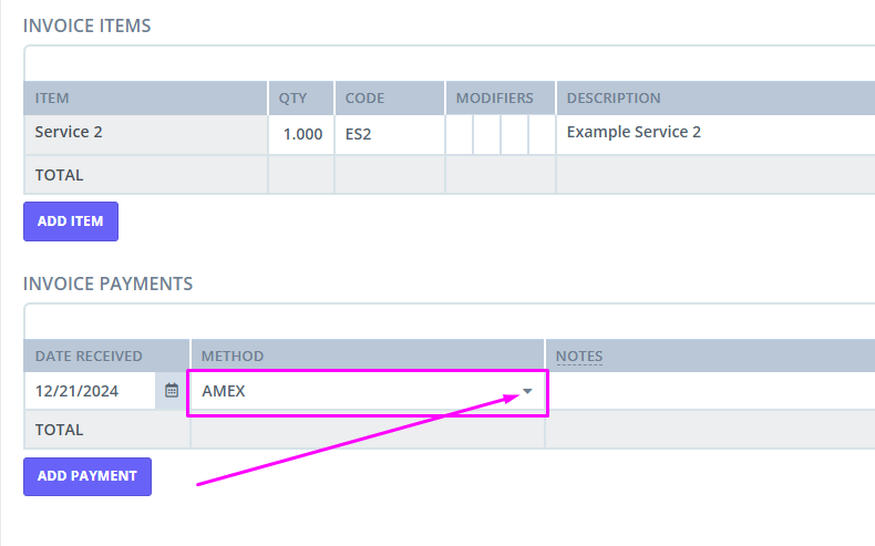 Adding and Managing Payments