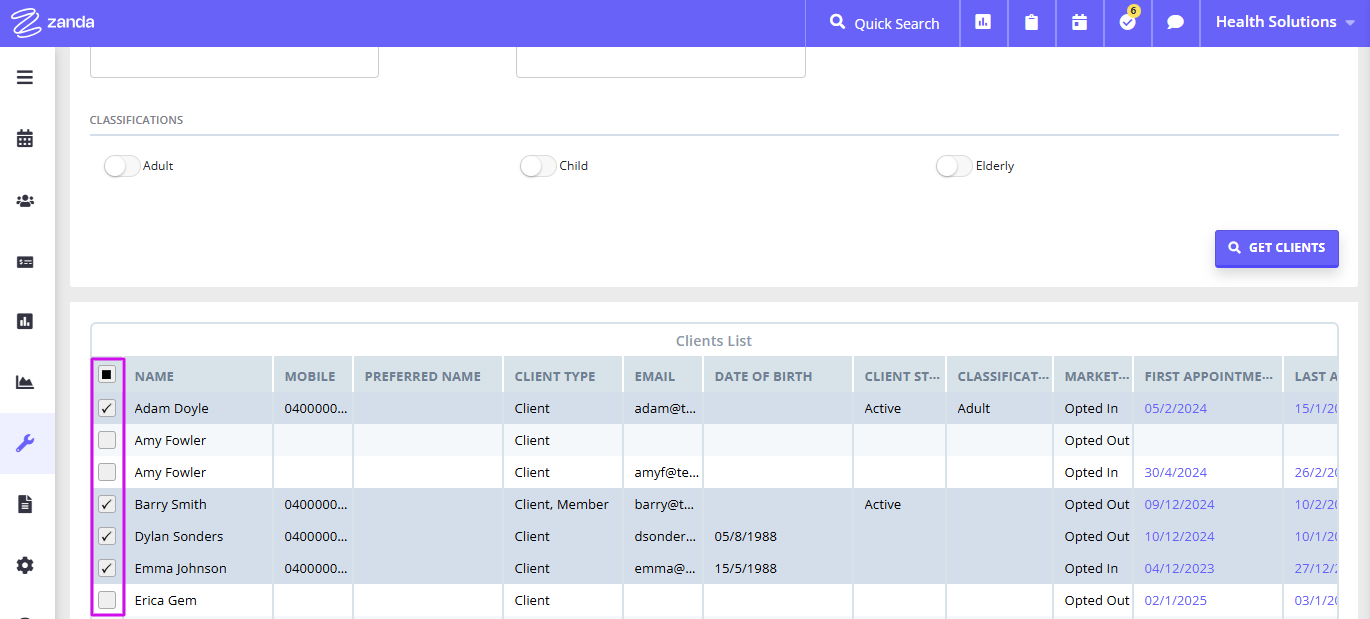 Updating Profiles in Bulk