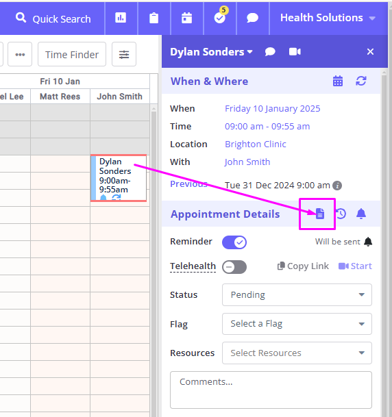 Creating and Managing Session Notes